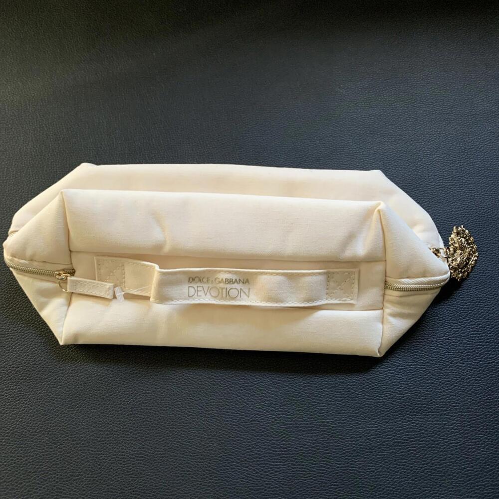 NEW Dolce & Gabbana Devotion cosmetic toiletry travel bag Zip Pouch